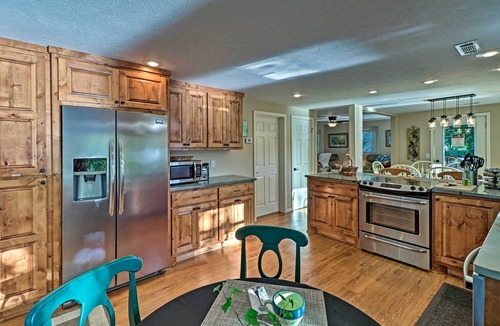 Mountain Home House | 'Riverside Hide-A-Way' w/Patio, BBQ, Fishing Pier