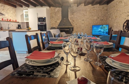Saint-Aigny Cottage | Riverside Retreat: Historic Watermill with Private Terrace, Fireplace, and Scenic Views in Brenne Park