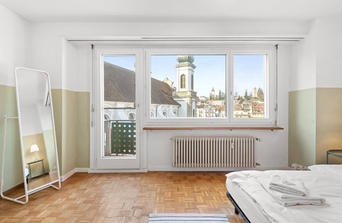 Lucerne Apartment | Riverview Haven: Spacious near Station!