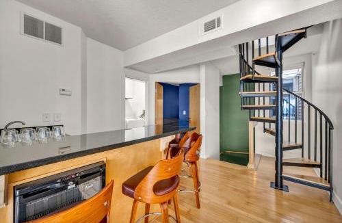 Ohio City Apartment | Riverview Penthouse Balcony Games Parking