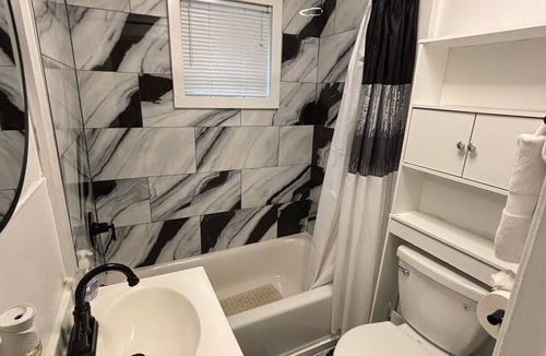 Rochester House | Rochester's Relaxing Red Home: Modern Kitchen & Bathroom Designed For You!