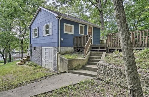 Rocky Mount House | Rocky Mount Home with Deck- Walk to Lake and Boat Ramp