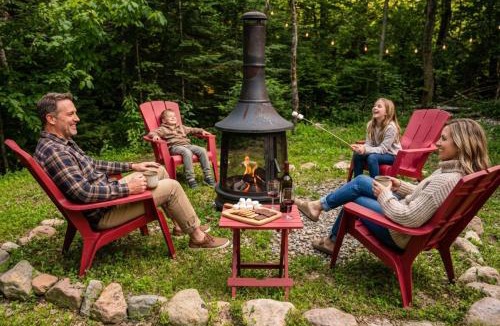 Pine Hill Ski Chalet | Roitelet Private Hot Tub Luxury Escape, Ski