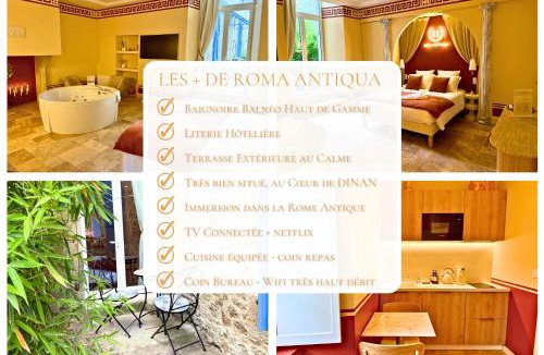 Dinan Apartment | Roma Antiqua - Suite avec Balnéo - Centre historique
