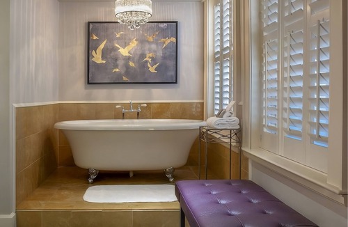 Downtown Fort Worth Hotel | Romance Jacuzzi Room at The Ashton Hotel, Steps To General Worth Square!