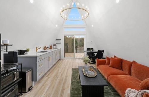Dripping Springs House | Romantic A-Frame Escape Spa & King Bed