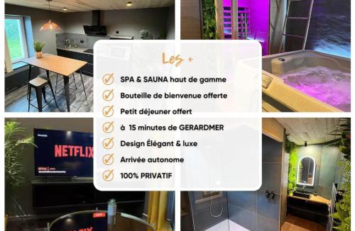 Laveline-devant-Bruyeres Apartment | Romantic home spa