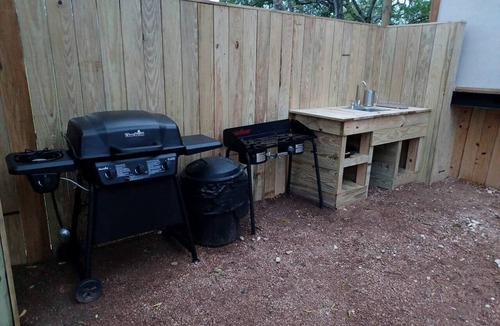 Bastrop Cabin | Romantic Lakefront Cabin with Fire Pit near Lake Bastrop, Texas – Luxury Glamping Escape for Couples
