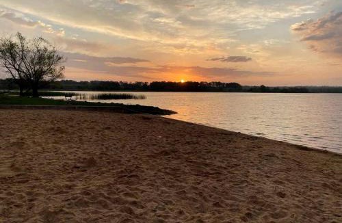 Bastrop House | Romantic Lakefront Safari Tent with Fire Pit and Peaceful Views near Bastrop, Texas