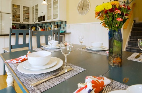 Nelscott House | Romantic Oregon Coast Escape with Porch, Fireplace & Garden Charm