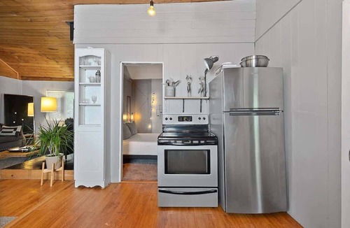 Pocono Pines House | Romantic Pocono Bungalow in the Pines | Firepit