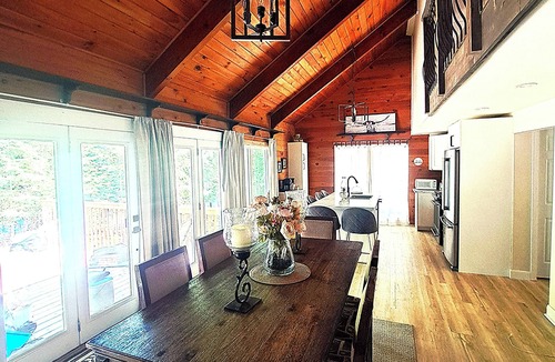 Dysart et al Ski Chalet | Romantic Retreat with King Suite, Luxurious Chalet Surrounded by Towering Maples