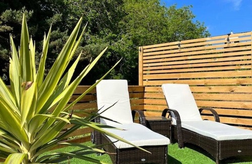 Legbourne Cabin | Romantic Riverside En-suite Cabin with Private Hot Tub