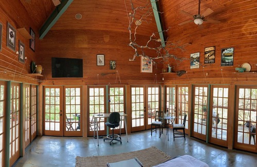 Westlake Highlands House | Romantic Secluded Studio with private Koi Pond and huge Natural Pool
