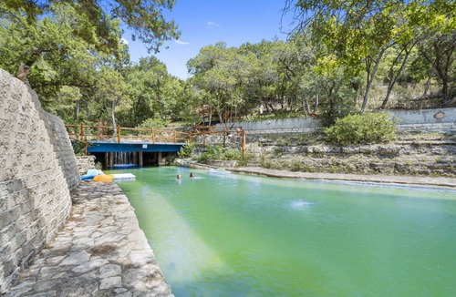 Westlake Highlands House | Romantic Secluded Studio with private Koi Pond and huge Natural Pool