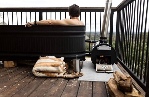 Johnson City RV Rental | Romantic Tent Rental with a Wood-Burning Stove on the Pedernales River, Texas