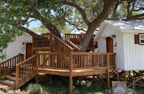 Dripping Springs Cottage | Romantic Treehouse Studio Suite overlooking the Texas Hill Country