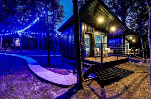 Alvord House | Romantic Woodland Cabin Hideaway Near the Lake in Scenic Texas Countryside