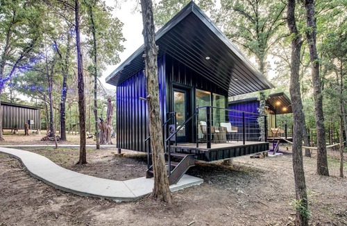 Alvord House | Romantic Woodland Cabin Hideaway Near the Lake in Scenic Texas Countryside