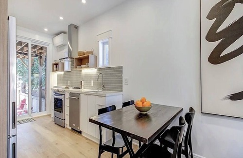 Roncesvalles Village Apartment | Roncesvalles Lush Green Retreat, Spa Bath & Patio