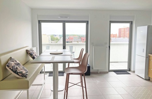 Berck-sur-Mer Apartment | Roof top lighthouse and sea view