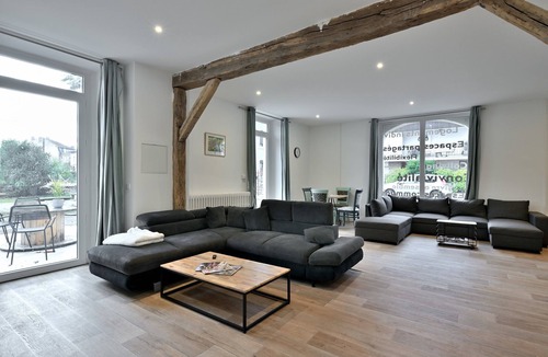 Salies-du-Salat Apartment | Room 'Double Room' with Shared Terrace, Wi-Fi and Air Conditioning