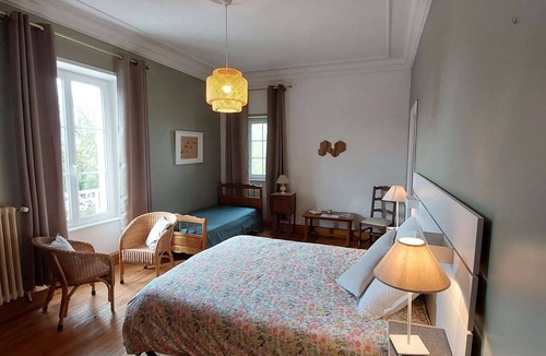 Vierville-sur-Mer House | Room "La Conquérante " layout