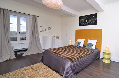 Pech-Luna House | Room 'Okuni' with Shared Pool, Shared Terrace and Wi-Fi