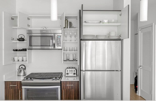 Downtown Chicago Apartment | Roomy Loop 1BR w/Gym, Pool, W/D, nr. Millennium Park, by Blueground
