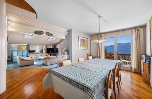 Anzere Apartment | Rosalp 422 proche du centre a Anzere avec vue sur les Alpes