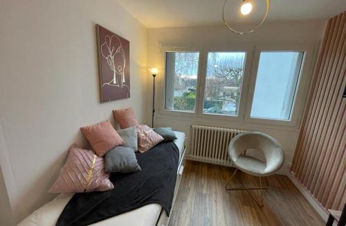Le Chemin Vert Apartment | Rose, Studio proche centre ville