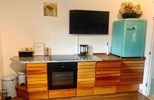 Billund Apartment | Rosengren Residence, Fireplace & barbecue