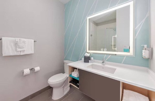 Davis Spring Commercial Hotel | Round Rock Center, King Studio, Gym & Breakfast