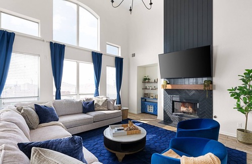 Round Rock House | Roundup Retreat: Family and Group Friendly with Pool, Games, Workspaces & More!