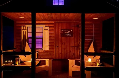 Brooklyn Cabin | Ruby Kush Cabin w/ sleeping loft on cannabis friendly campground