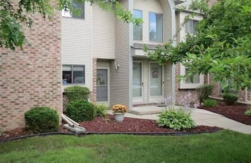 Canton Condo | Ruby's private 2-bedroom home with recently renovated floors.