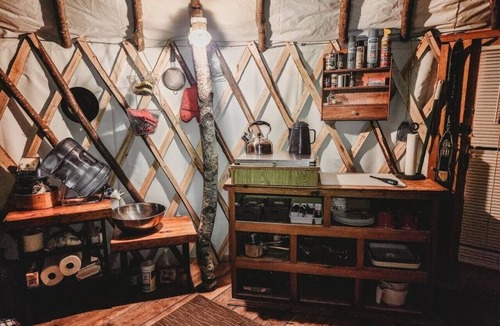 Brownfield RV Rental | Rufus III Yurt on the river