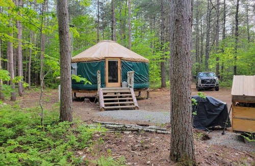 Brownfield RV Rental | Rufus III Yurt on the river