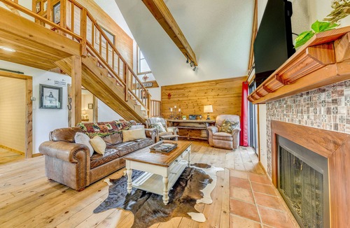 Ruidoso Cabin | Ruidoso Cabin w/Deck + Views: 4 Mi to Winter Park