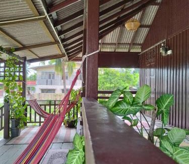 Kampung Wakaf Nyior Kembar House | Rumah Kayu Aboh