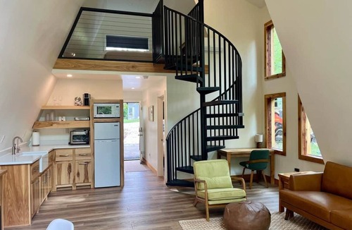 Rogers House | Running Spring Retreat-Cozy Forest A-Frame near Bentonville