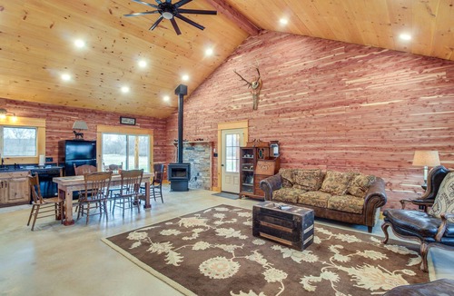 Drexel Cabin | Rural Drexel Cabin on 30 Acres: Unplug + Unwind!