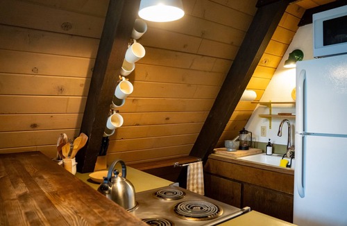 Camp Connell Cabin | Rustic Aframe+Spacious Deck+Views+Sequoias