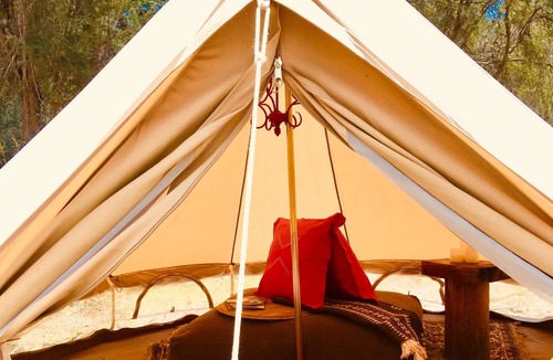 Freeburgh House | Rustic Barn on Ovens River with Bell Tent Retreat