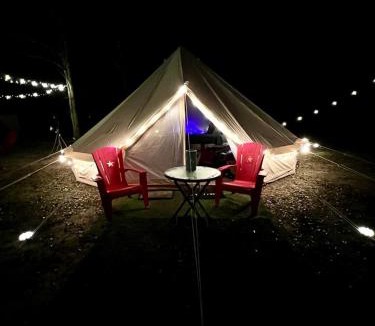 Conroe House | Rustic Bell Tent on a Texan Farm, Nestled in the Sam Houston National Forest, Perfect for a Weekend Getaway
