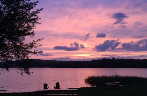 Beach Lake Cabin | Rustic Cabin #6 on Private Lake!