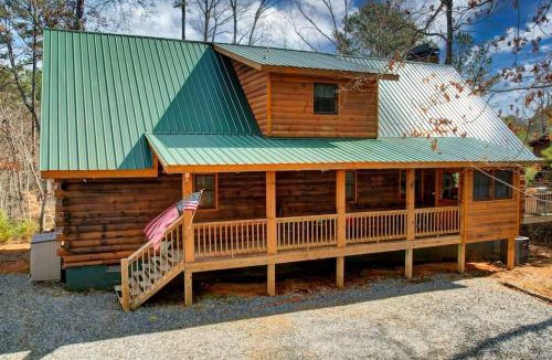 Eagle Mountain House | Rustic Cabin Getaway with Cozy Charm & Serene Surroundings in Gilmer County, Georgia