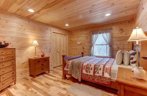Eagle Mountain House | Rustic Cabin Getaway with Cozy Charm & Serene Surroundings in Gilmer County, Georgia