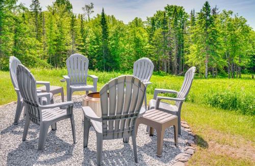 Walden House | Rustic Cabin in West Danville with Deck and Fire Pit!
