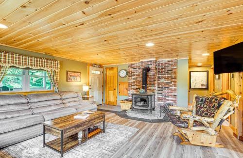Walden House | Rustic Cabin in West Danville with Deck and Fire Pit!